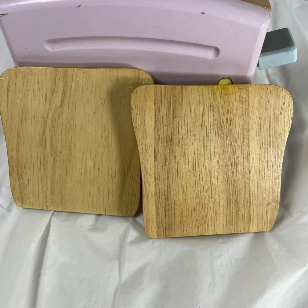Kidkraft Wooden Kids Pastel Toaster Pretend Play‎ Kitchen Toy